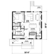 thumbnail image 3 of The House Designers: THD-7309 Builder-Ready Blueprints to Build a Compact Inverted Living Craftsman House Plan with Finished Basement Foundation (5 Printed Sets), 3 of 11