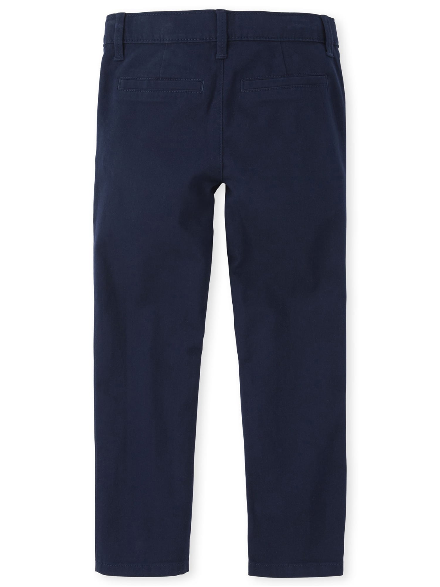 The Children's Place Girls Uniform Stretch Bootcut Chino Pant, 2-Pack, Sizes 4-18