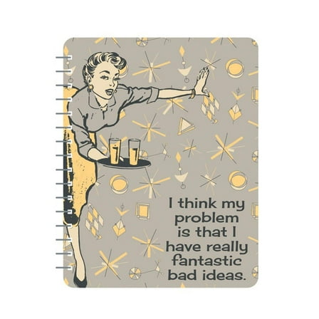PRIMITIVES BY KATHY I Have Fantastic Bad Ideas Spiral Notebook