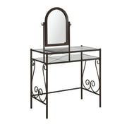 Linon Clarisse Vanity and Bench Stool Set, Multiple Colors