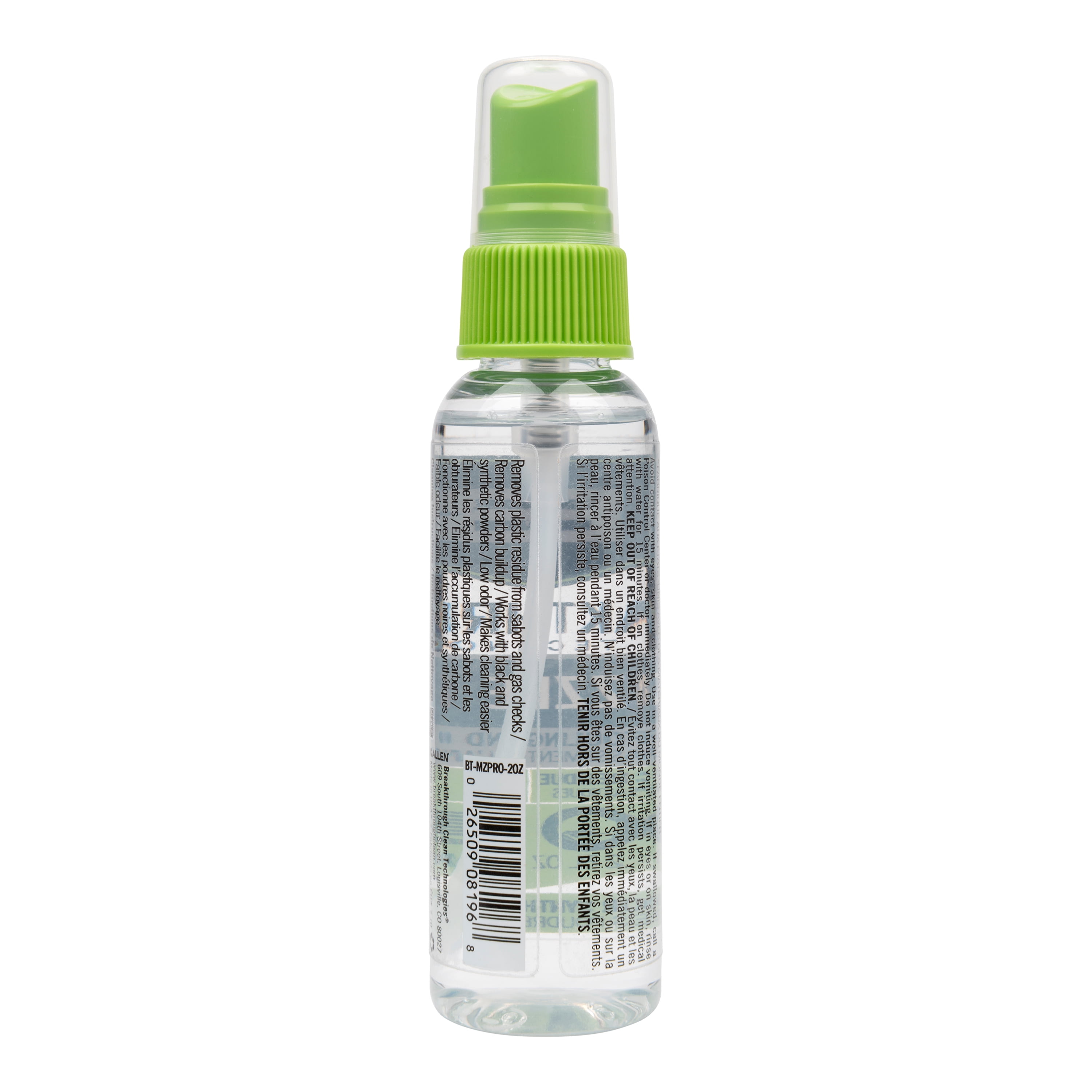 Breakthrough Clean Technologies® Muzzle Pro, 2Oz Pump Spray Bottle