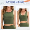 thumbnail image 2 of Camiseta corta sin mangas U/D XL acanalada verde, 2 of 6