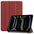 thumbnail image 1 of PANDACO Wine Leather Folio Case with Smart Cover for iPad Pro 11-inch (2024), 1 of 4