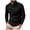 Black, variant on Hiiyo Men's Polo Shirt Solid Color Long Sleeve T-Shirt, Sizes S-XXXL