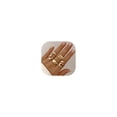 thumbnail image 1 of Anillo YEEZII chapado en oro grueso de 18 quilates para mujer, juego de 5, 1 of 9
