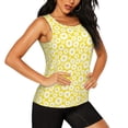thumbnail image 2 of Sigee Daisies Flowers for Women's Workout Tank Top,Running Tank Tops,Sleeveless Gym ClothesMedium, 2 of 8