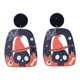 thumbnail image 4 of Spirit Pumpkin Skull Cat Pendant Earring Fashion Dangle Earrings Party Jewelry------Product code 77870, 4 of 5