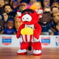 thumbnail image 3 of Bleacher Creatures Chicago Bulls Benny The Bull 10" Mascot Plush Figure (Popcorn), 3 of 5
