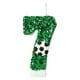 thumbnail image 2 of Vela de Cumpleaños de Fútbol, Decoración para Tarta de Fútbol de 9.º Cumpleaños, Velas de Nueve Años con Brillantina Verde, Número 9, para Cupcakes, Decoración para Fiestas de Cumpleaños para Niños y, 2 of 2