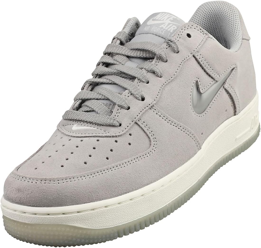 Grey Nike Air Force Veloursleder Sneakers Air Force One Wildleder