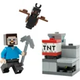 thumbnail image 1 of LEGO Minecraft: Steve Minifigure in The Diamond Mine with TNT - 6+, 1 of 5