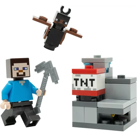 LEGO Minecraft: Steve Minifigure in The Diamond Mine with TNT - 6+