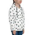 thumbnail image 3 of Fotbe Turtle Pattern Youth Pullover Hooded Sweatshirt, Boys Hoodie, Kangaroo Pocket Hoodie for Kids Girls -X-Large, 3 of 6