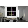 thumbnail image 2 of Tiptophomedecor Abstract Canvas Wall Art - Rainbow-Hued Smoke Trails - Stretched & Framed Ready To Hang Art, 2 of 3