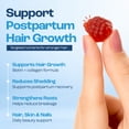 thumbnail image 2 of Baby Blues Postpartum Hair Loss Vitamins for Women - Hair Growth Gummies with Biotin 6000mcg, Collagen, Zinc & Folate, Hair Skin and Nails Supplement, Passion Fruit Flavor, 60 Count, 2 of 10