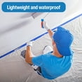 thumbnail image 4 of Living Room Kitchen Disposable Dustproof Transparent Plastic Protective Film Waterproof Dust Cover Masking Film 3X5M, 4 of 8
