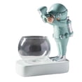 thumbnail image 2 of Space Astronaut Diver Hydroponic Glass Vase Table Decoration, 2 of 9