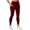 #0102-Wine, variant on Womens High Waist Yoga Leggings Side Pockets Stretch Tummy Control Solid Skinny Workout Pants 88%Polyamide,12%Elastare M Gray Halloween Gift