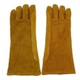 thumbnail image 5 of Welding Gloves,932°F Heat Resistant Gloves.Double whole cowhide, Leather Working Gloves 16", 5 of 6