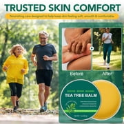 Tea Tree Balm for Hands, Feet, and Body, Gently Soothes Sensitive and Dry Skin, Natural Plant Extracts, 1 oz