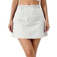 thumbnail image 2 of Ynynloco Womens Tennis Skirt High Waisted Golf Skort with 2 Pockets Stretchy Athletic Skirts Trendy Summer Gym Clothes, 2 of 6