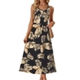 thumbnail image 3 of Fantaslook Summer Dresses for Women Sleeveless Casual Long Dress Beach Vacation Sundresses with Pockets, 3 of 10