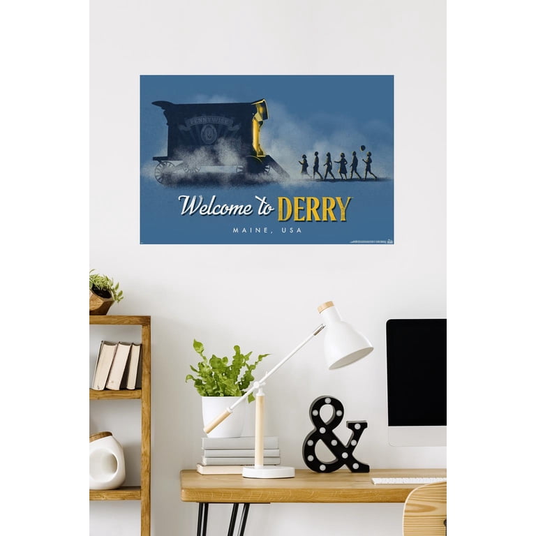 Poster Welcome To Derry 30x40 Cm – Stampa Cinematografica Su Carta Glossy 200g, Ideale Per Casa O Ufficio