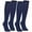 Navy, variant on Gustave 2 Pairs Soccer Socks Multi-Sport Athletic Socks for Baseball Softball Football, Unisex Knee High Sports Compression Socks for Men Women "Blue"