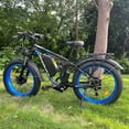 thumbnail image 5 of Peak 3000W Electric Bike for Adults,Seeker24 Dual Motor Electric-Bicycle 52V 25AH Battery, Fat Tire Electric Commuter Bicycle,Full Suspension Ebikes with 24 Inch for Off-Road Mountain Snow,UL2849, 5 of 9