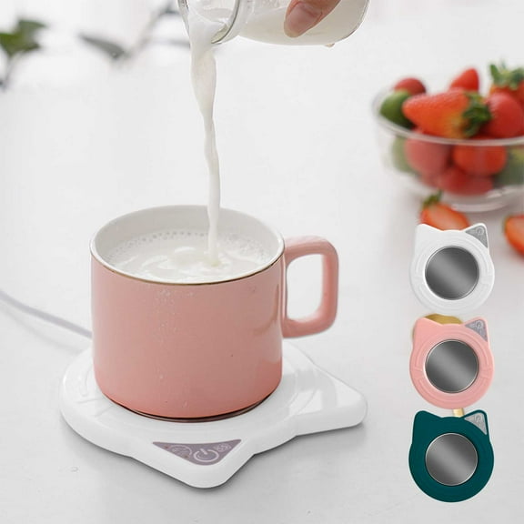 Cup Warmer under $5! Cagogo Smart Automatic Cup Warmer, 55°C Constant Temperature Heating Pad, USB Powered Mug Warmer for Office Home, Energy Saving Beverage Heater