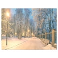 thumbnail image 2 of Yellow Seats in Mariinsky Garden - Landscape Photography Canvas Print, 2 of 3