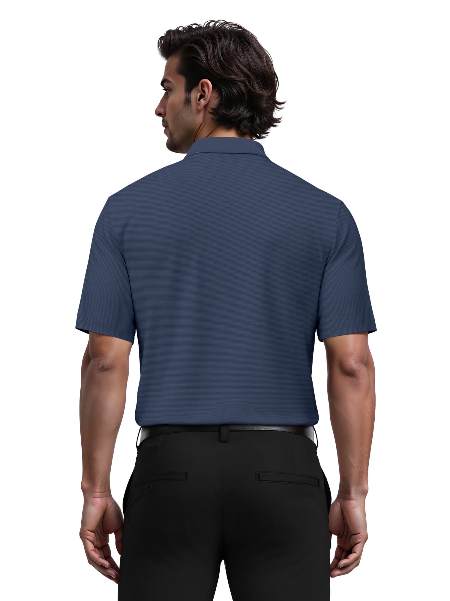 Ben Hogan Men's & Big Men's Performance Solid Polo Shirt with Short Sleeves, Sizes S-5XL