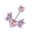 thumbnail image 3 of 2x Joyería Piercing, Piercing Corporal, Acero Inoxidable, Joyería Corporal, Accesorios de Joyería para Cumpleaños, San Valentín, Halloween 2 piezas, 3 of 10