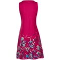 thumbnail image 4 of Robe d'Été Imprimée au Genou Longueur Sans Manches Robe de Plage en Vrac Robe d'Été (S), 4 of 7