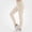 Beige, variant on Teylalorva Girls Leggings Ice Silk Ruffle Trim Thin Breathable Summer Comfy Casual Long Trousers for Kids(1-10) Beige Size 2-3Years