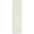 thumbnail image 4 of SAFAVIEH Sparta Stewart Geometric Polyester Shag Area Rug, Cream, 6'7" x 6'7" Square, 4 of 8