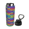 thumbnail image 2 of Yiaed Cassette Tapes Print Sports Insulated Kettle Bottle Reusable Stainless Steel Insulated Cup, Outdoor Portable Casual Stainless Steel Insulation Cup, 2 of 7