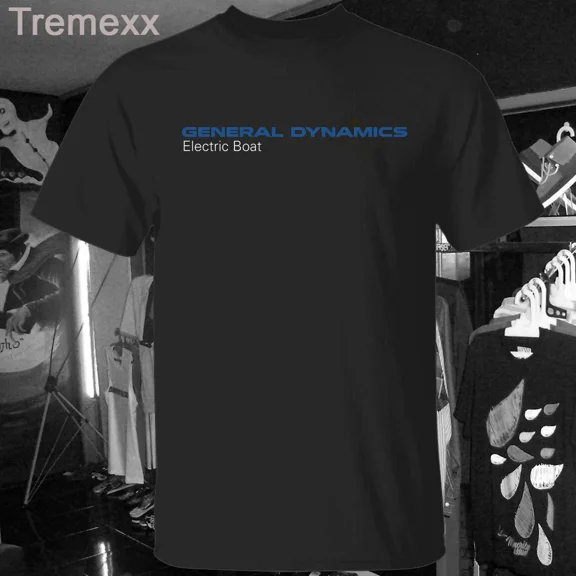 New General Dynamics Electric Boat Logo Unisex T-Shirt Funny Made In USA S -5XL
