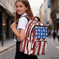 thumbnail image 6 of HELLHERO Baseball Flag Print 17 Inch School Bag, Ventilated Padded 600D Polyester Backpack for Elementary Back to School Daily Use, 6 of 7