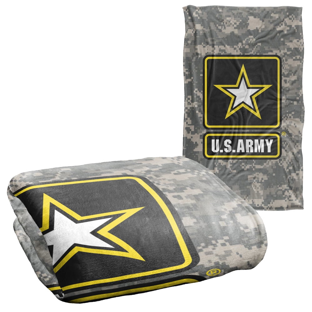 Army Patch Silky Touch Super Soft Throw Blanket 36" x 58"