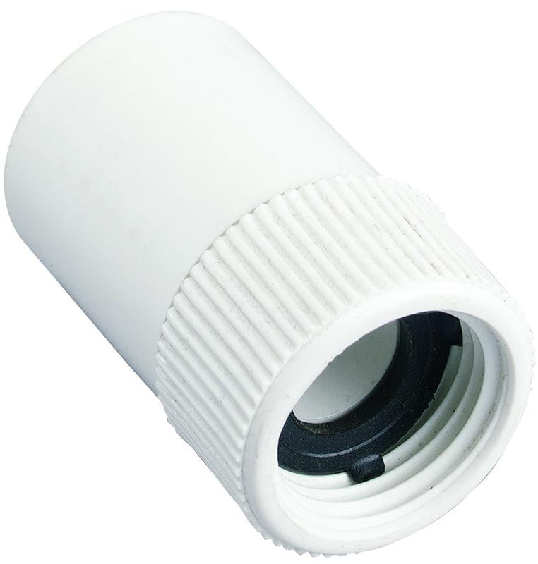 LASCO 15-1637 PVC Swivel Hose Adapter with 3/4-Inch Female Hose Thread and 1/2-Inch Female Pipe Thread