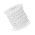 thumbnail image 3 of EeaseMX 1 rollo de 30 metros de mechas preenceradas para hacer velas, material de algodón trenzado de 32 hebras para velas (blanco), 3 of 7