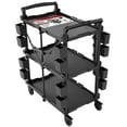 thumbnail image 6 of Hyper Tough Hyper Stack New Foldable Collapsible Utility Cart, Black, 6 of 16