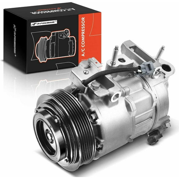 A-Premium Air Conditioner AC Compressor with Clutch Compatible with Chrysler 300 & Dodge Charger 2014-2021, Challenger 2015-2021 3.6L