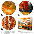 thumbnail image 3 of Designart Small Cottage In Autumn IV Canvas Wall Art, 3 of 5