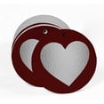 thumbnail image 2 of Inkdotpot Pack Of 50 Real Silver Foil Paper Tags Made With Love Wedding Favor Hang Tags, 2 of 6