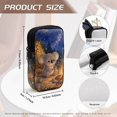thumbnail image 6 of SEANATIVE Dual Compartment Eyeglass Case Neoprene Glasses Case with Zipper Eyewear Pouch Shockproof Lightweight Sunglasses Holder Pouch for Travel Outdoor Work, Cute Koala Galaxy Pattern, 6 of 7