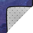 thumbnail image 3 of DouZhe Midnight Purple Sky Moon Pattern Area Rugs Non-Slip Machine Washable Floor Mat, Night Sky Style Carpet Doormat, 63x48 inches, 3 of 6