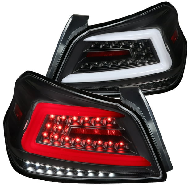 Spec D Tuning Sequential Led Bar Tail Lights For 15 19 Subaru Wrx Wrx Sti Taillights Assembly Left Right Pair Walmart Com