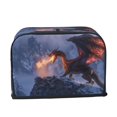 thumbnail image 2 of Kdxio Winter Fire Dragon Print Toaster Cover Bread Machine Cover Fits for Most Standard 2 Slice Toasters,Keep Toaster Free From Dust And Fingerprint Oven Dustproof Cover, 2 of 7